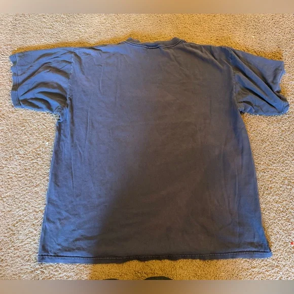 vintage short sleeve t-shirt st. andrew’s golf club scotland xl navy blue retro - Picture 3 of 5